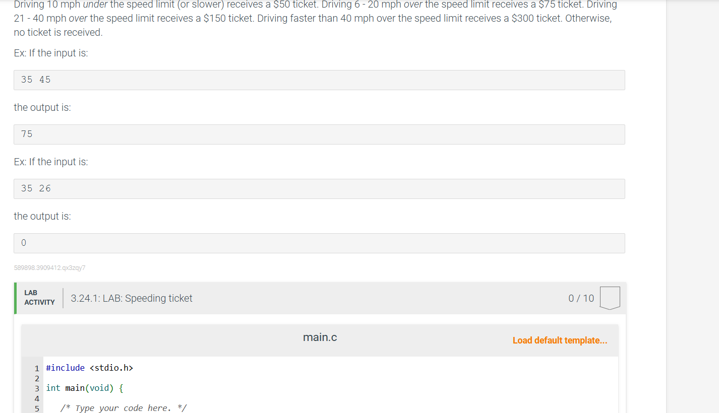 In C programming Write a program that is given