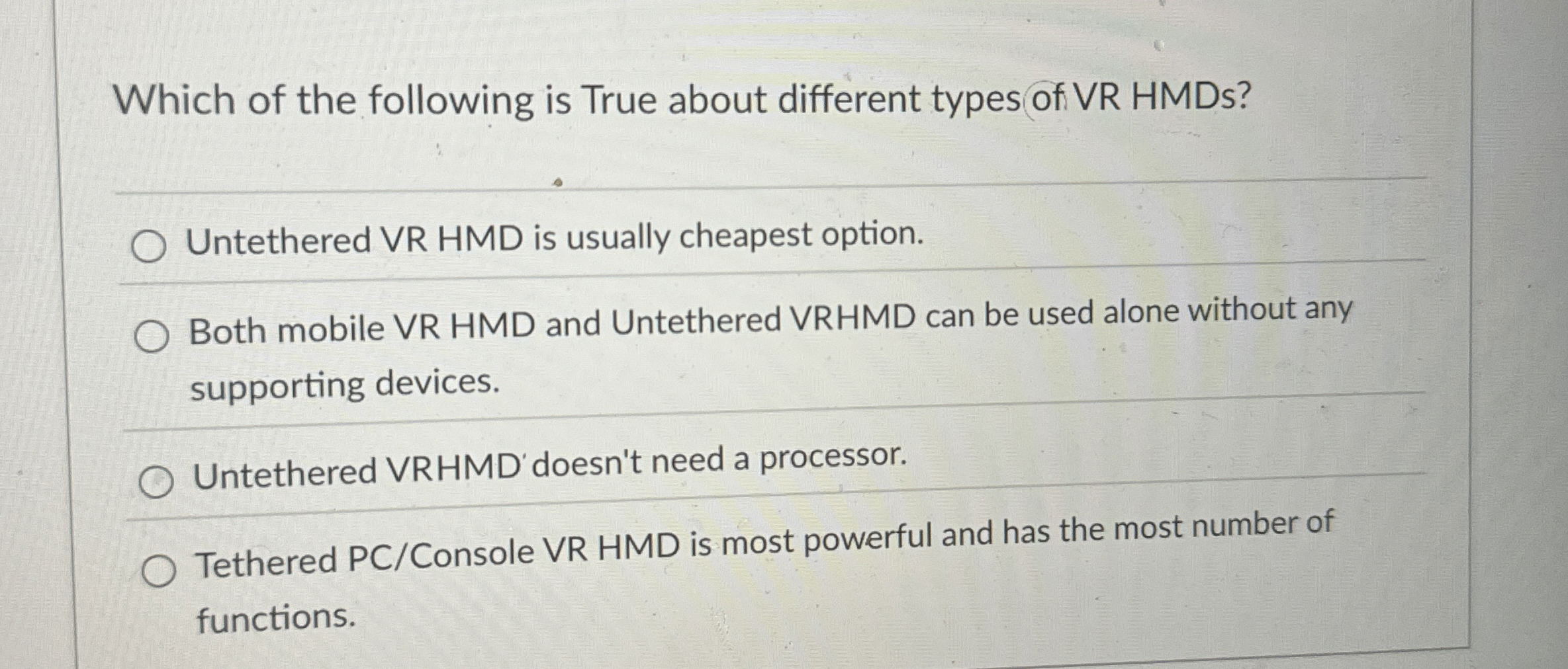 Which of the following is True about different