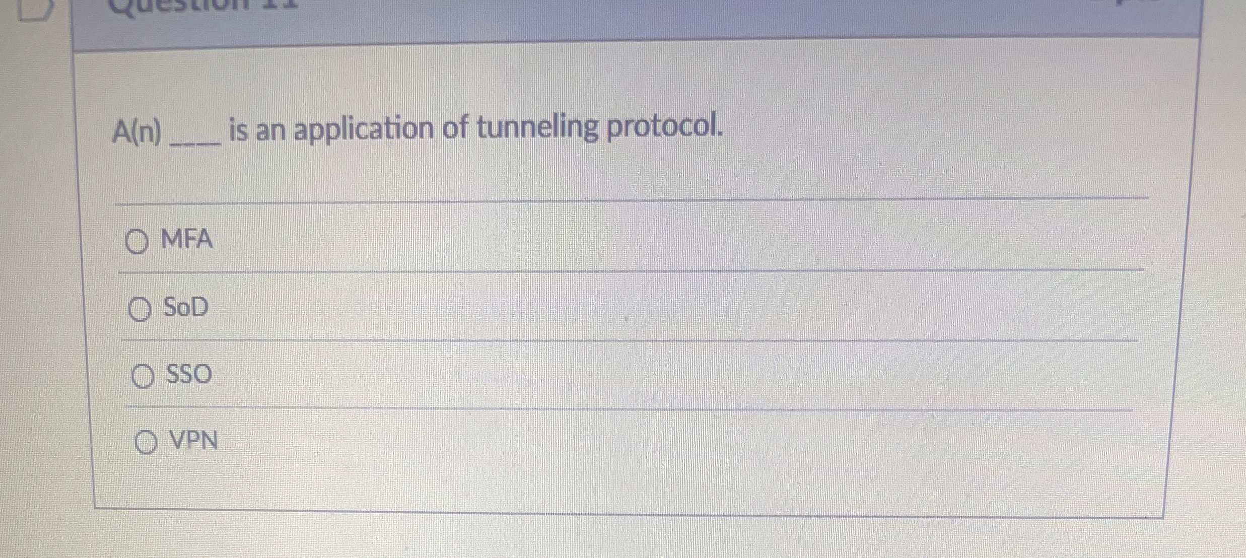 A ( n ) is an application of tunneling protocol.