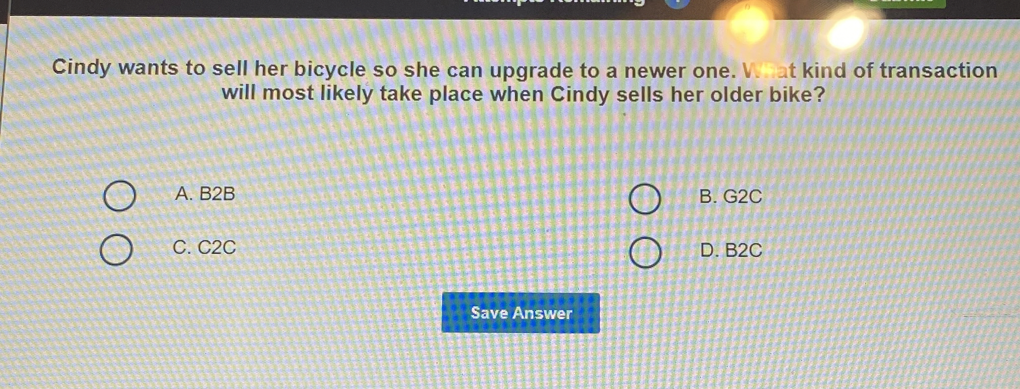 Cindy wants to sell her bicycle so she can