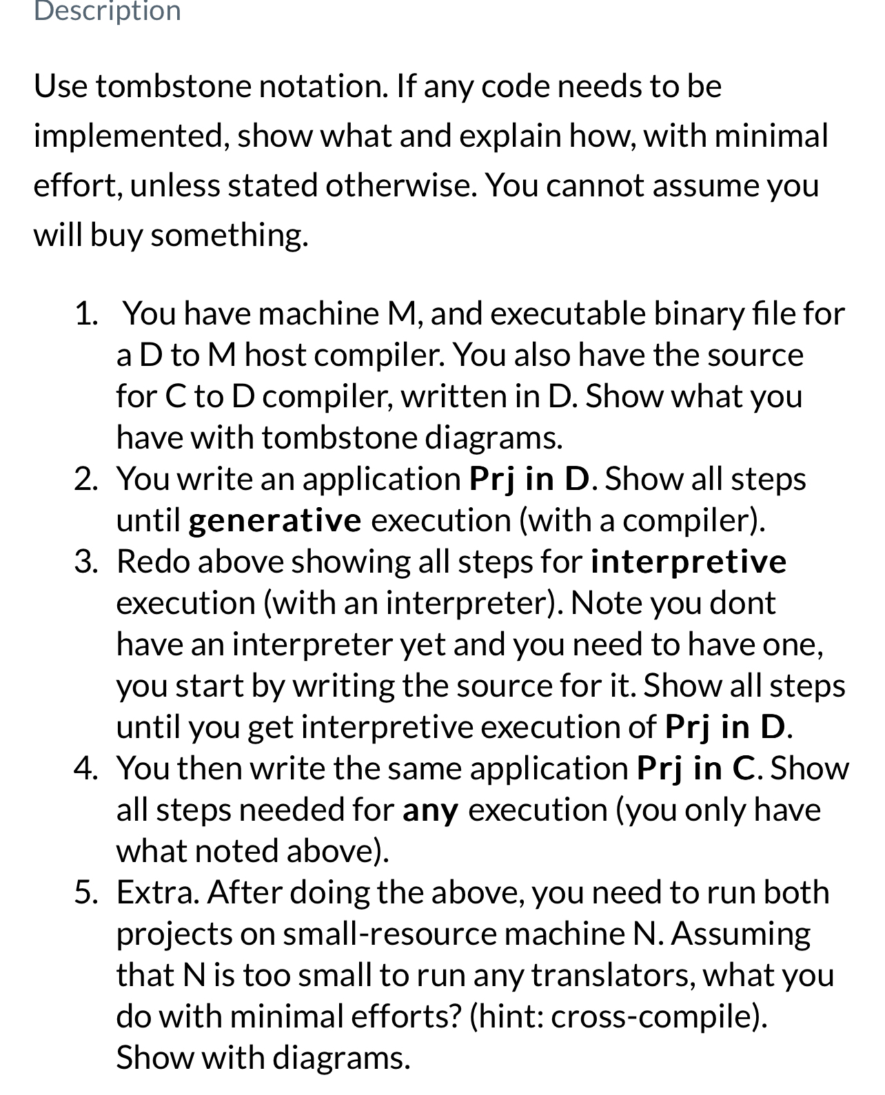 Description Use tombstone notation. If any code