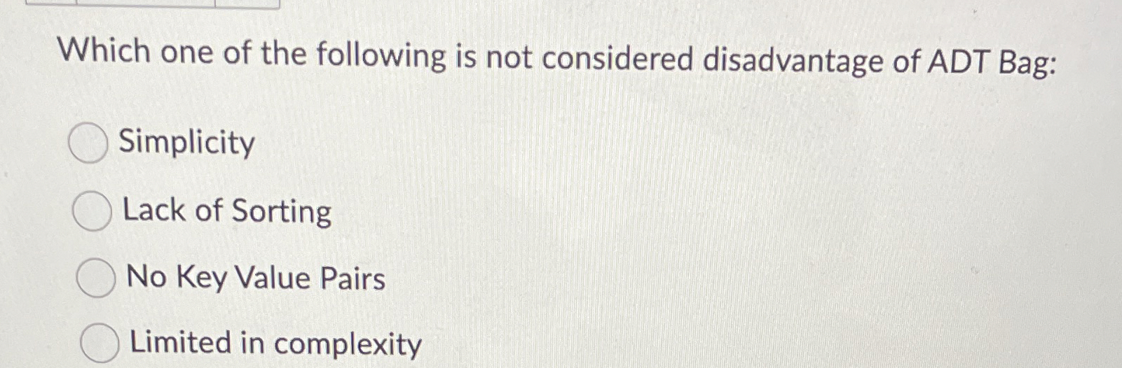 Which one of the following is not considered