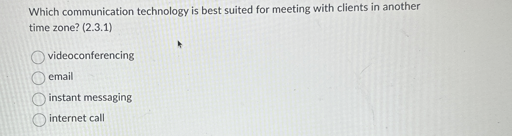 Which communication technology is best suited for