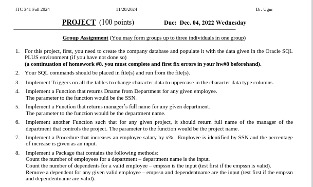 I am using Oracle through Powershell and I have