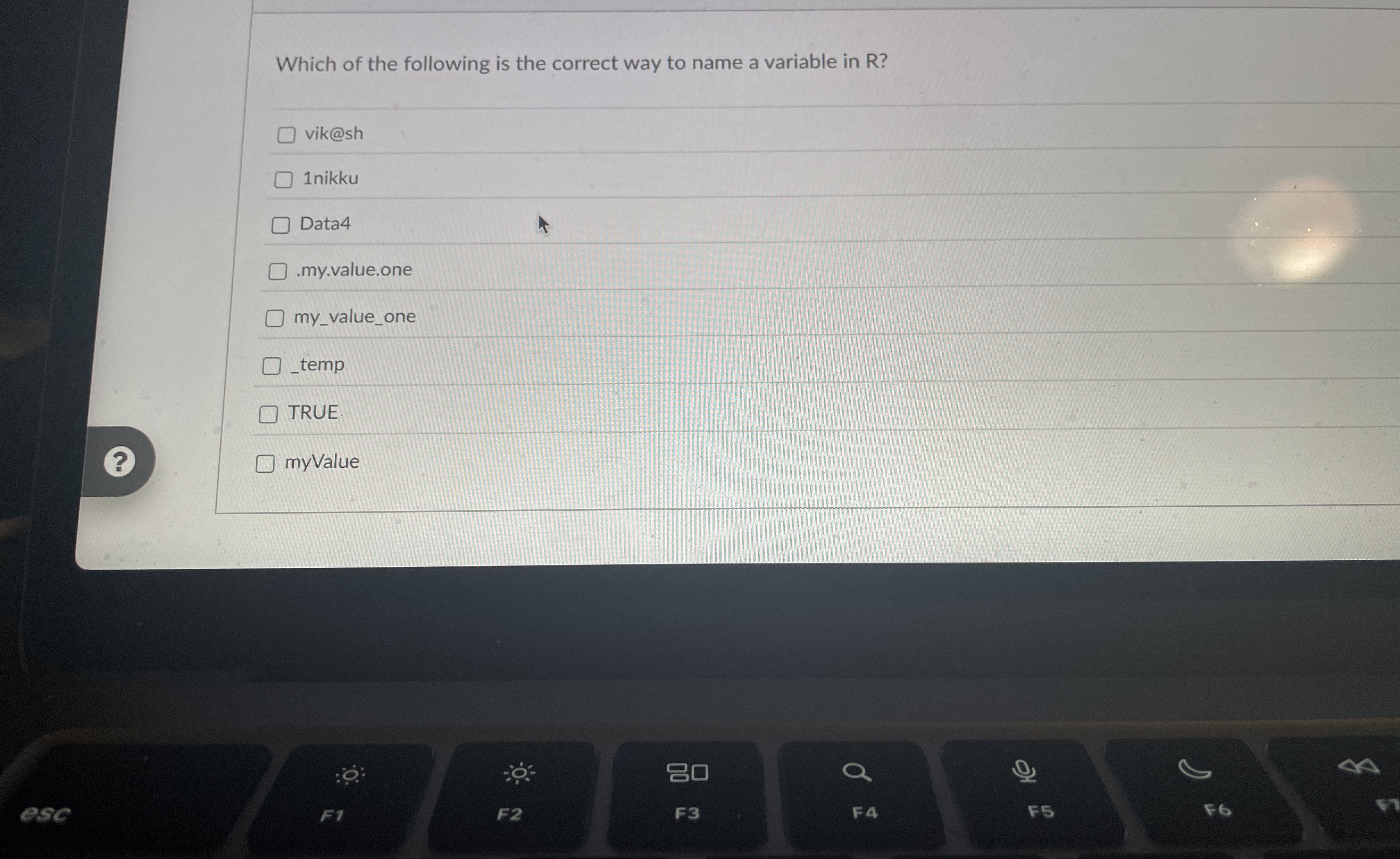 Which of the following is the correct way to name