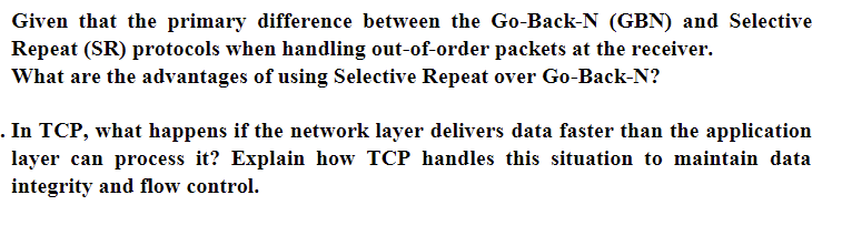 Given that the primary difference between the Go