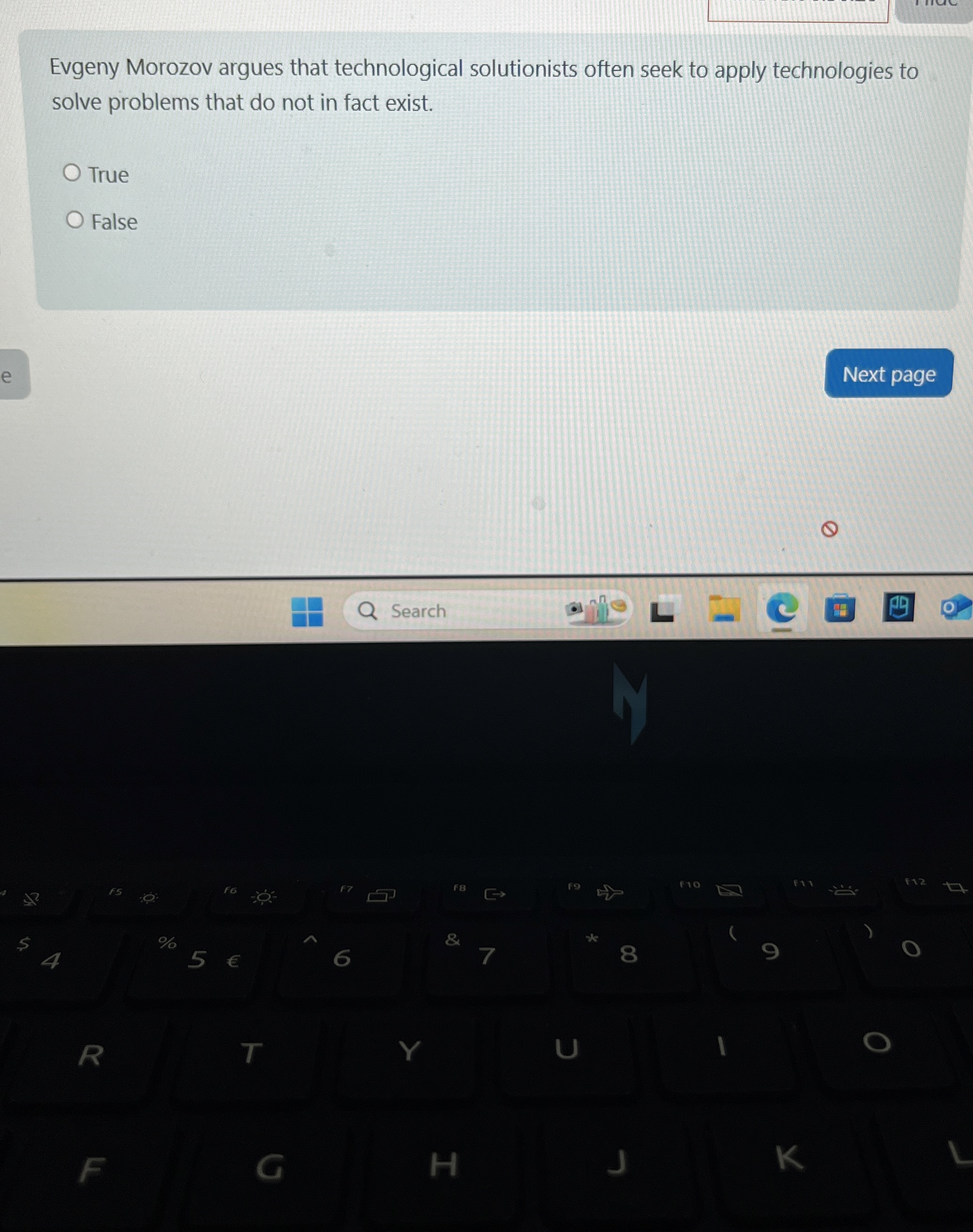 Evgeny Morozov argues that technological
