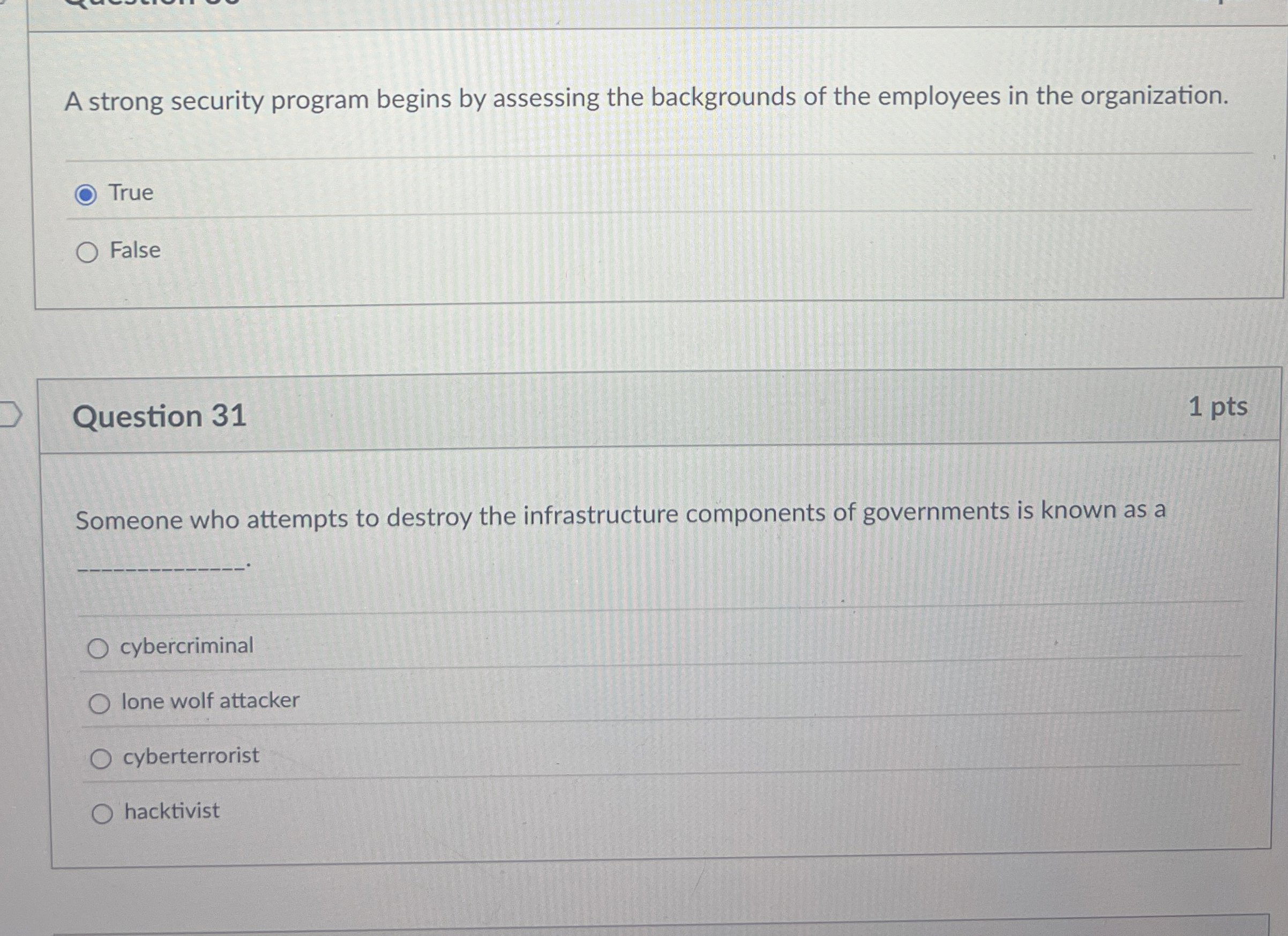 A strong security program begins by assessing the