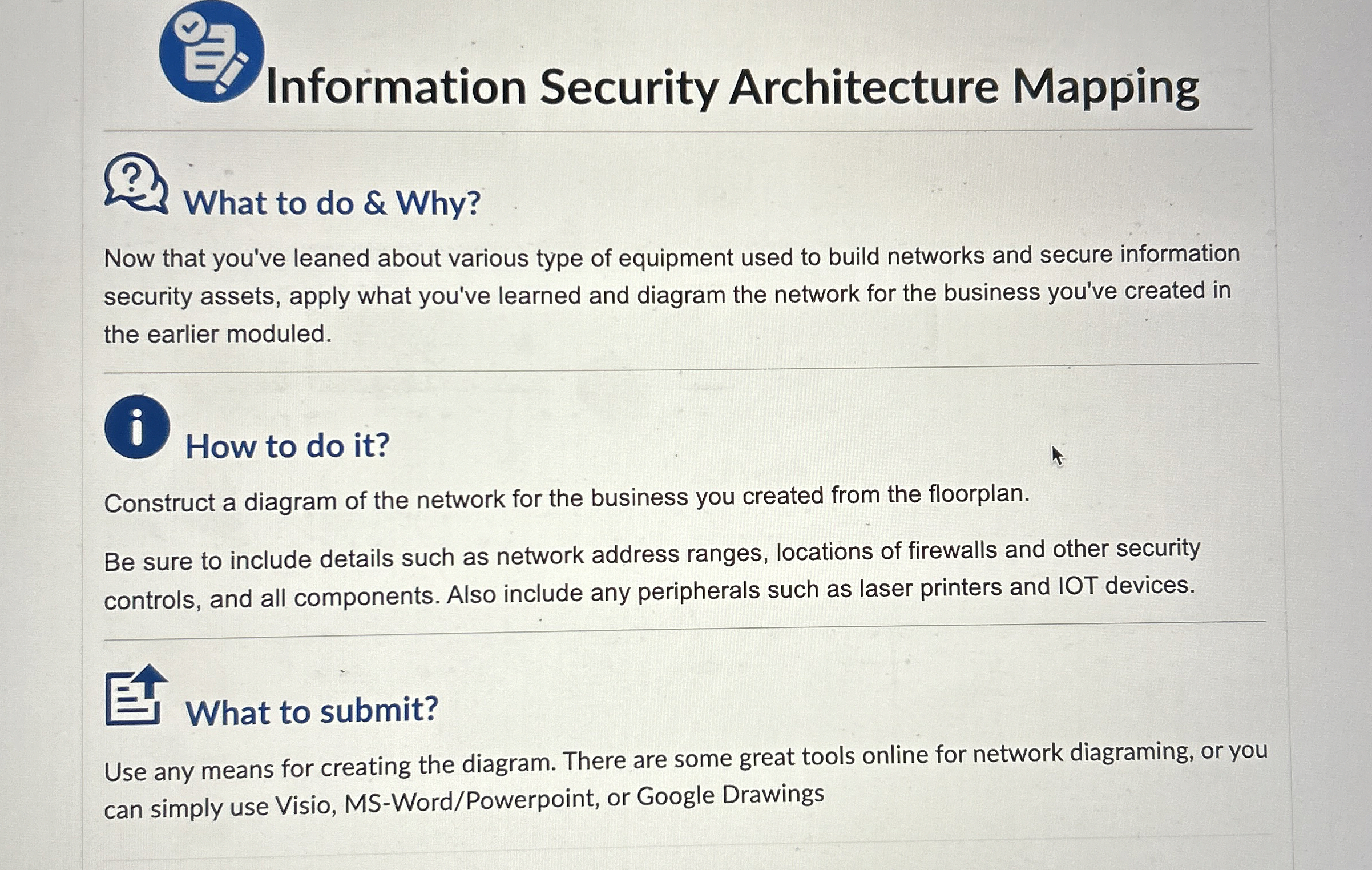 - 8 Information Security Architecture Mapping ?