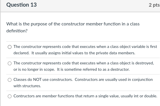 Question 1 3 What is the purpose of the