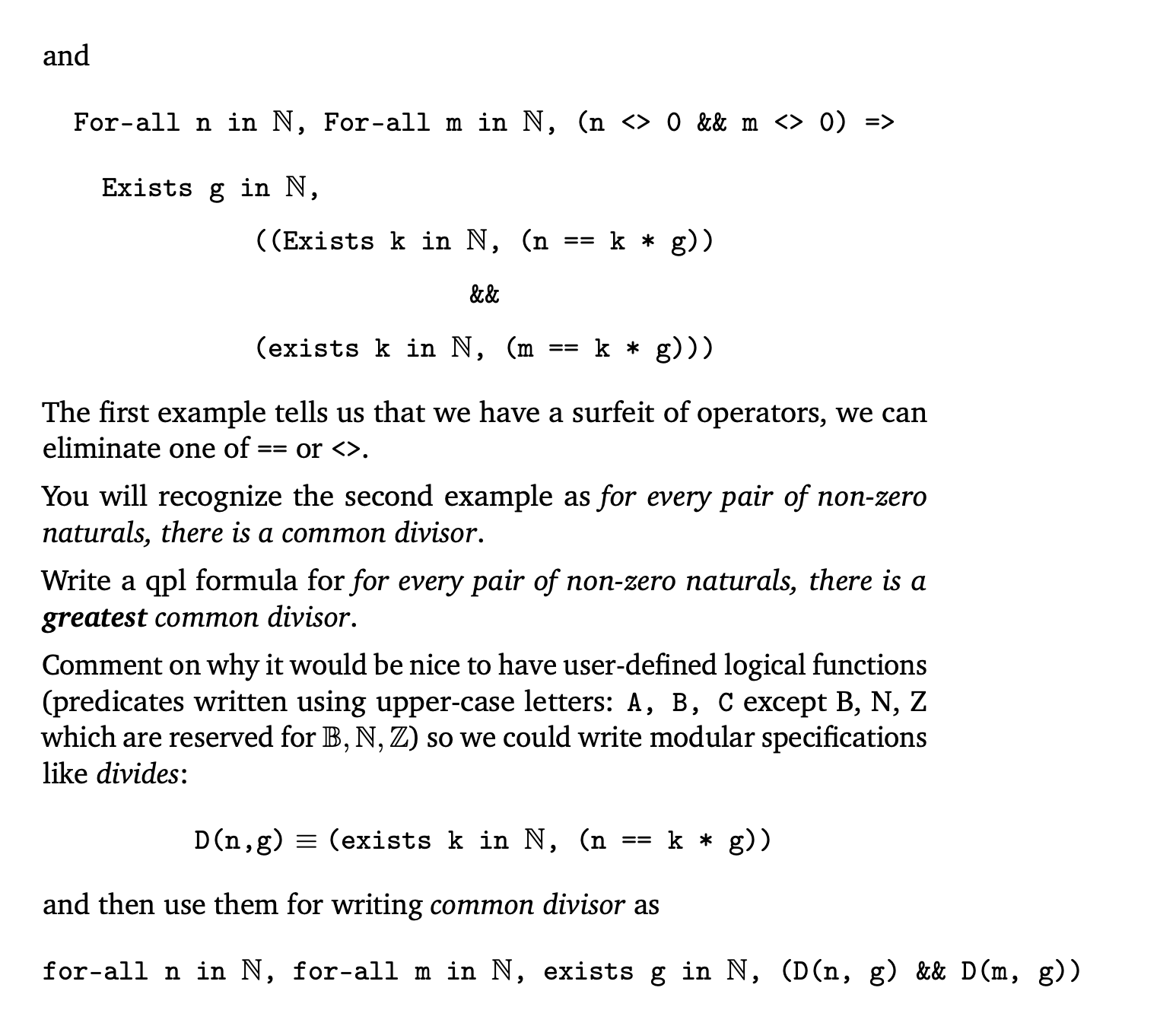 In order to handle numbers, we include standard