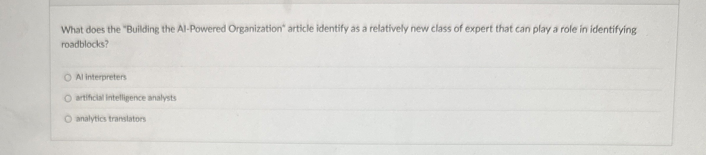 What does the "Building the Al - Powered