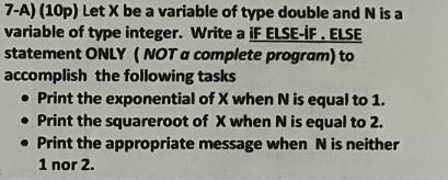 7 - A ) ( 1 0 p ) Let \ ( X \ ) be a variable of