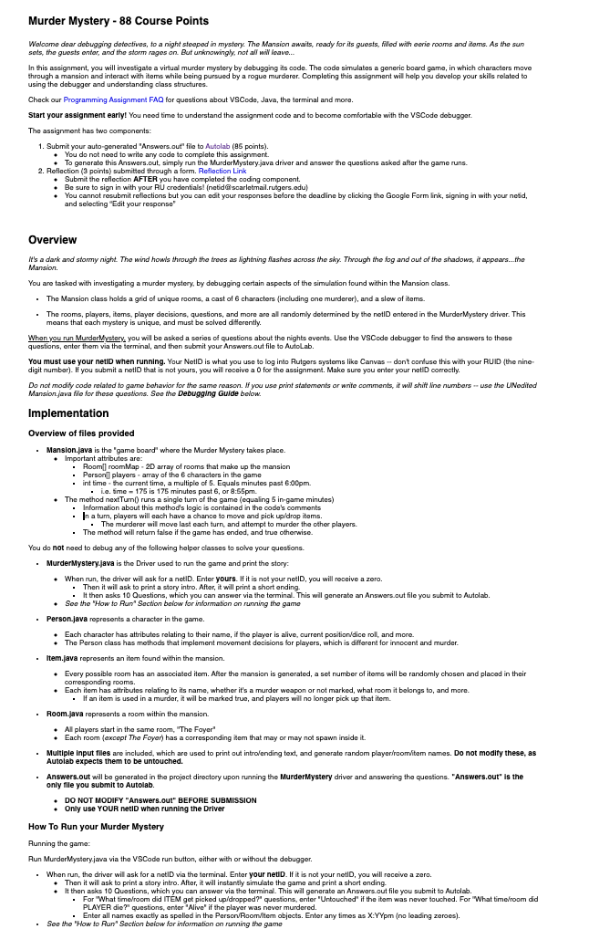 Murder Mystery Java Show all images Show all