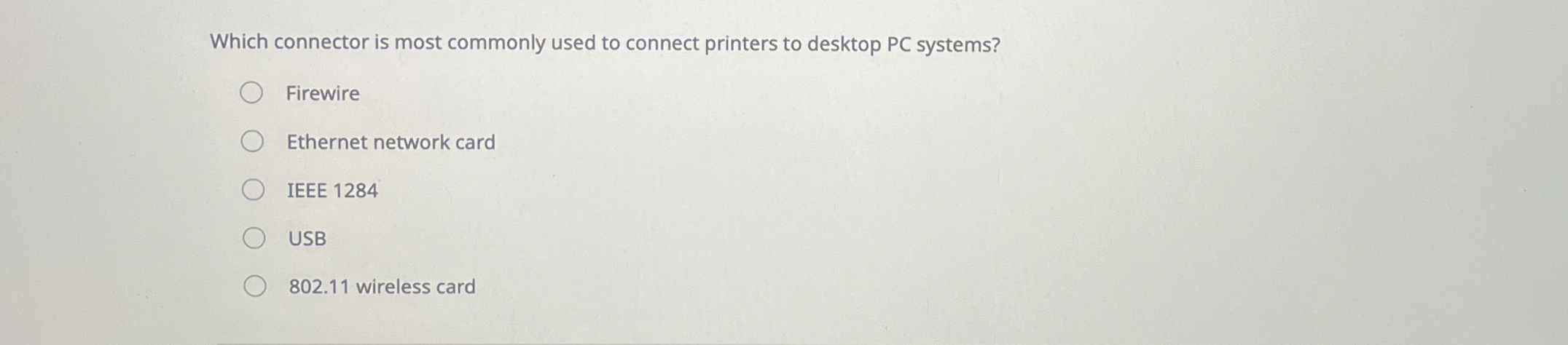 Which connector is most commonly used to connect