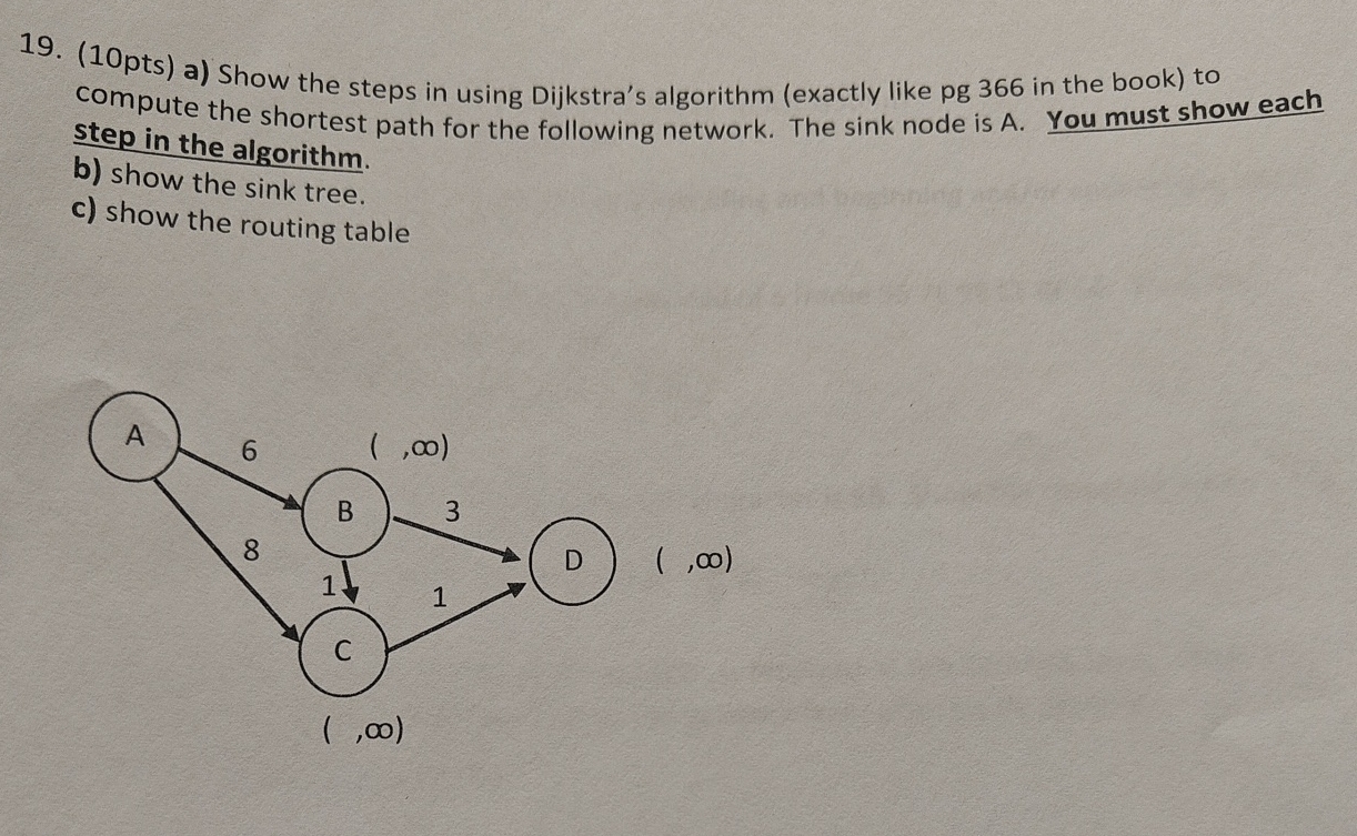 ( 1 0 pts ) a ) Show the steps in using