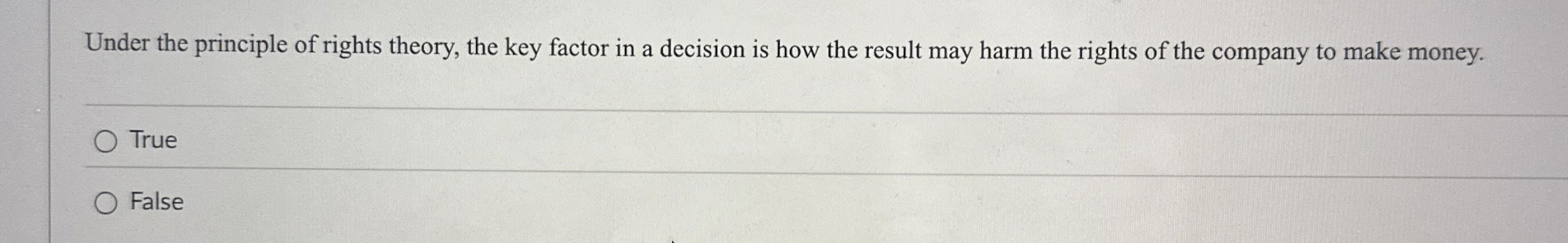 Once a law is passed to codify an ethical