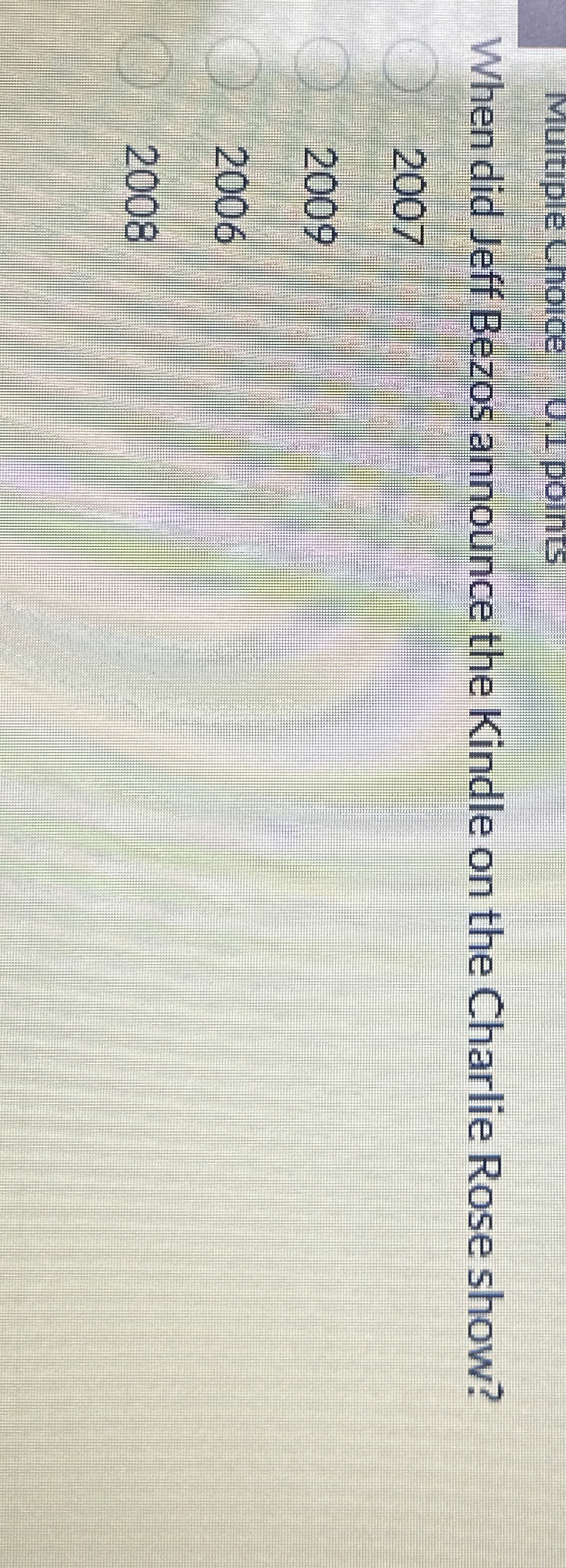 When did Jeff Bezos announce the Kindle on the