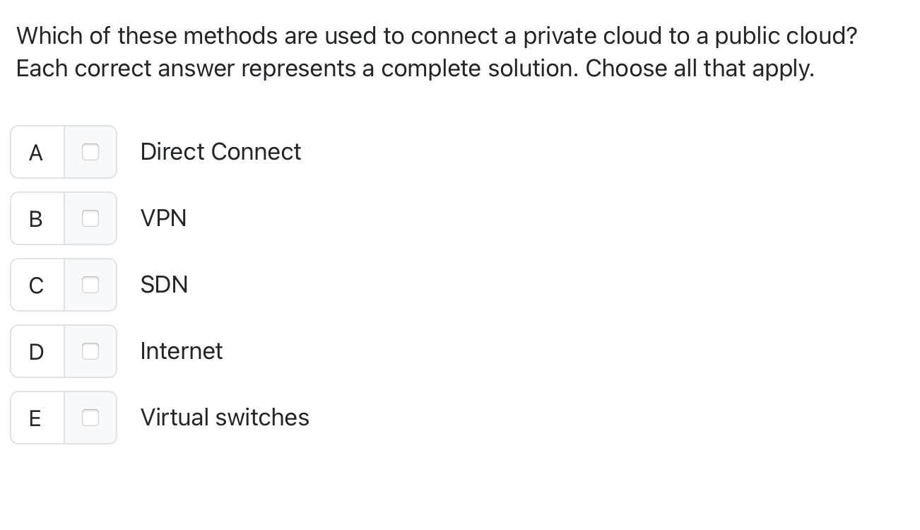Which of these methods are used to connect a