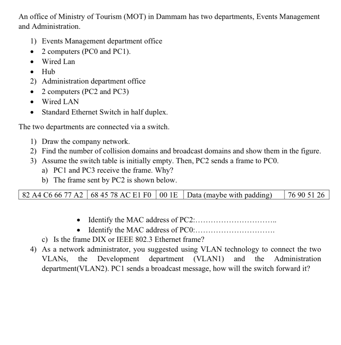 An office of Ministry of Tourism ( MOT ) in