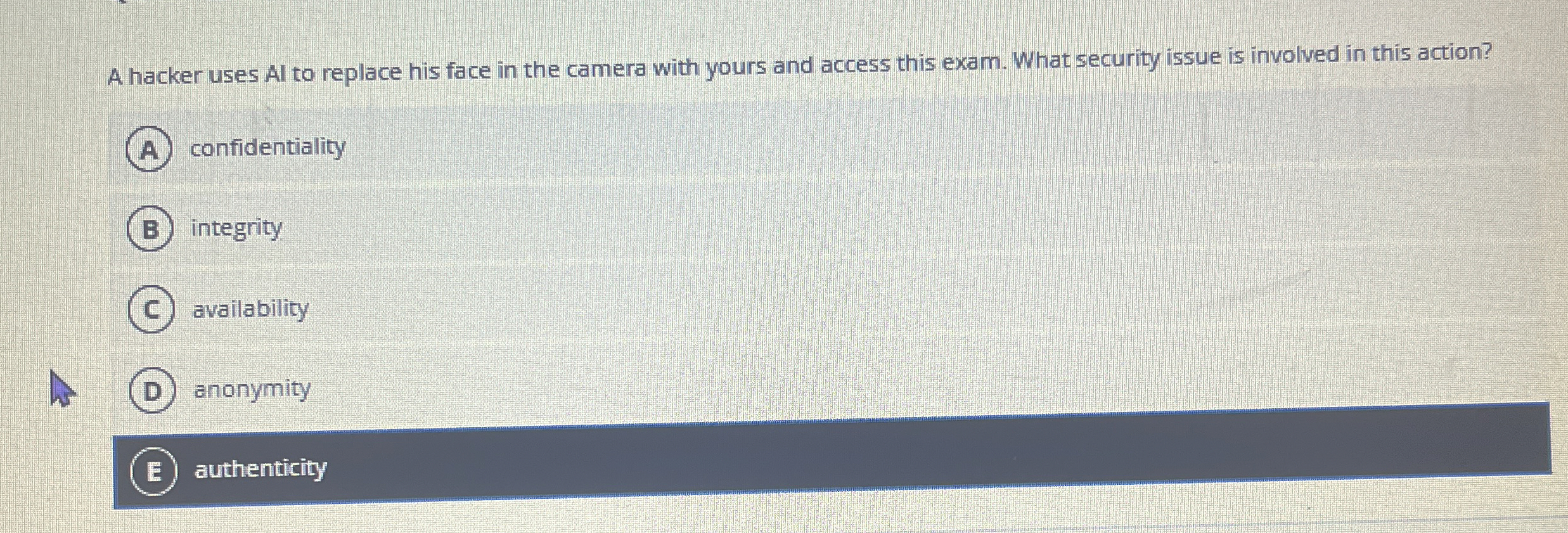 A hacker uses Al to replace his face in the