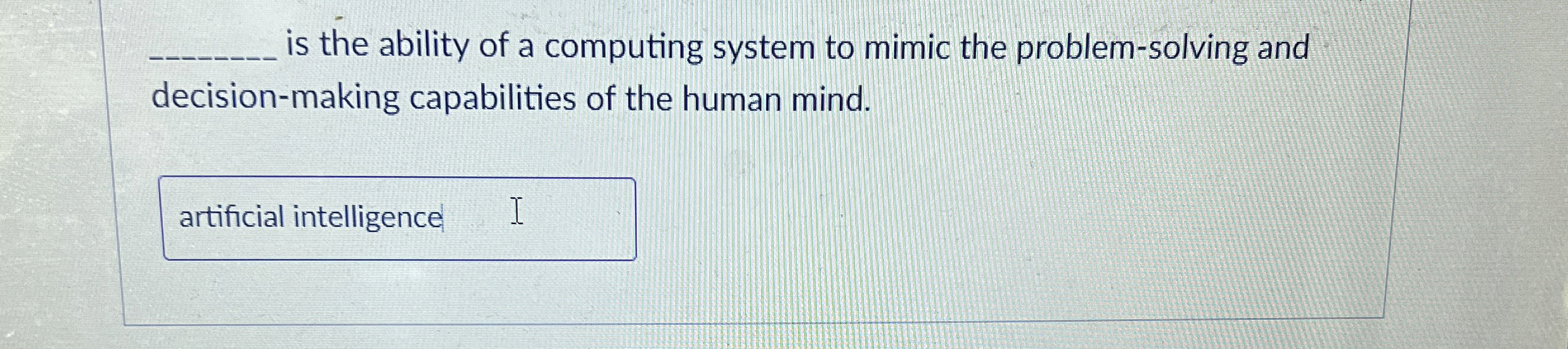 q , is the ability of a computing system to mimic