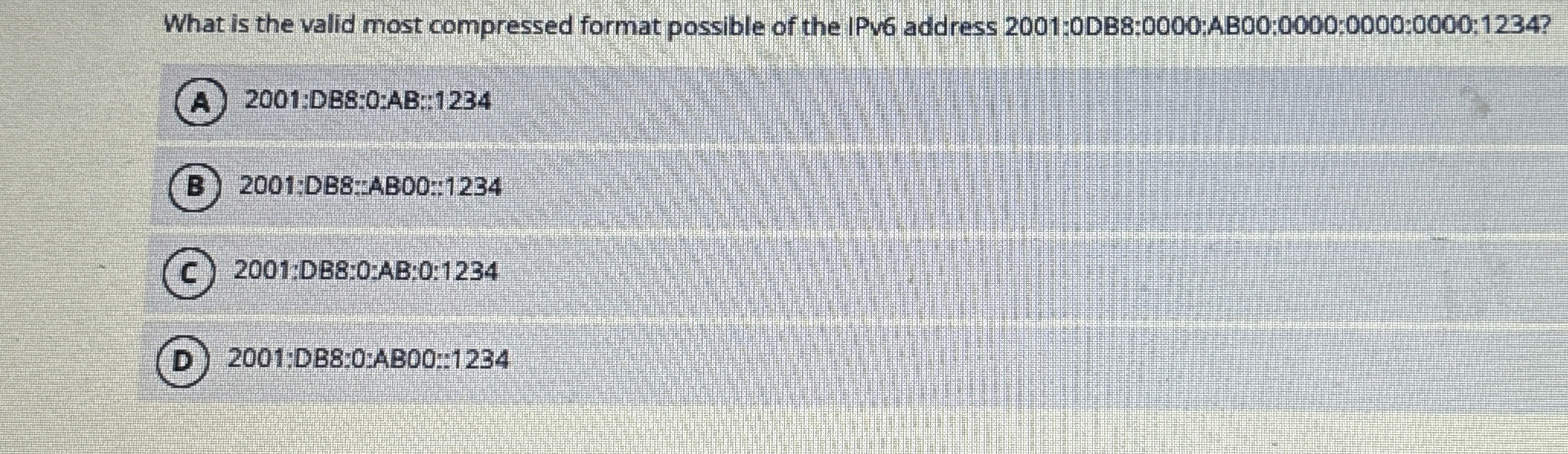 What is the valid most compressed format possible