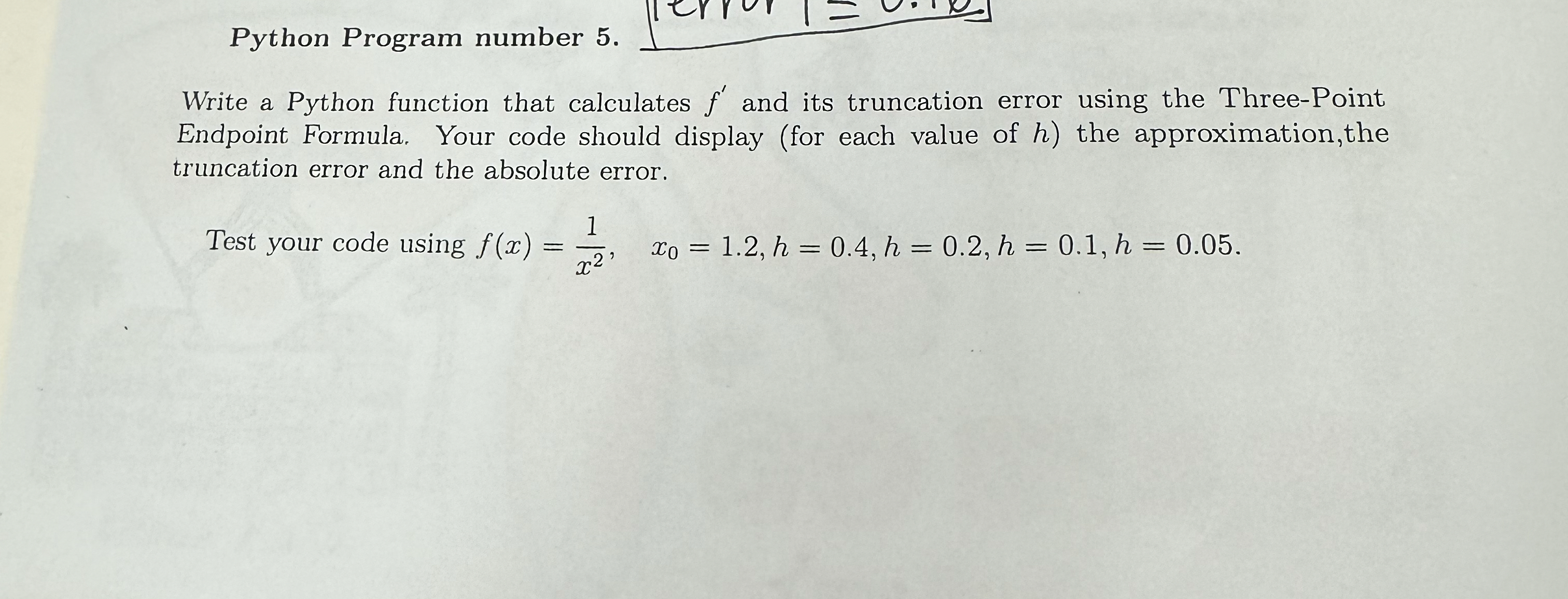 Python Program number 5 . Write a Python function