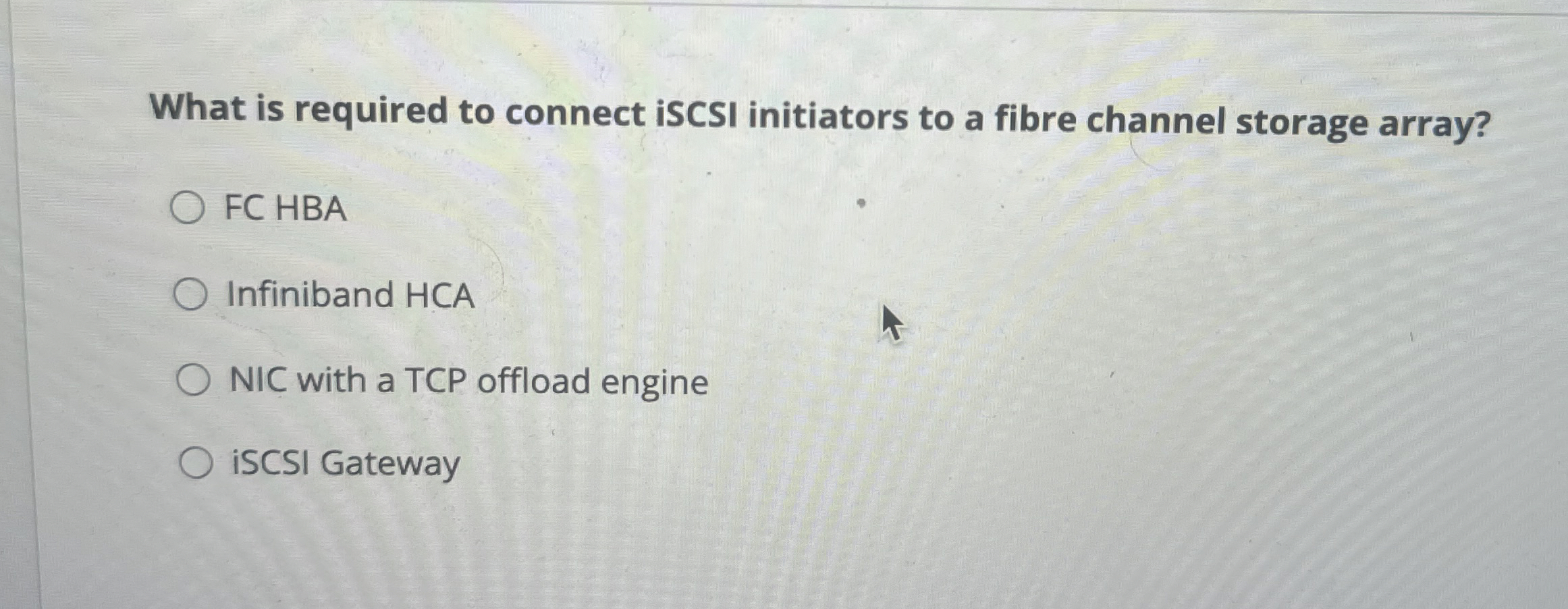 What is required to connect iSCSI initiators to a
