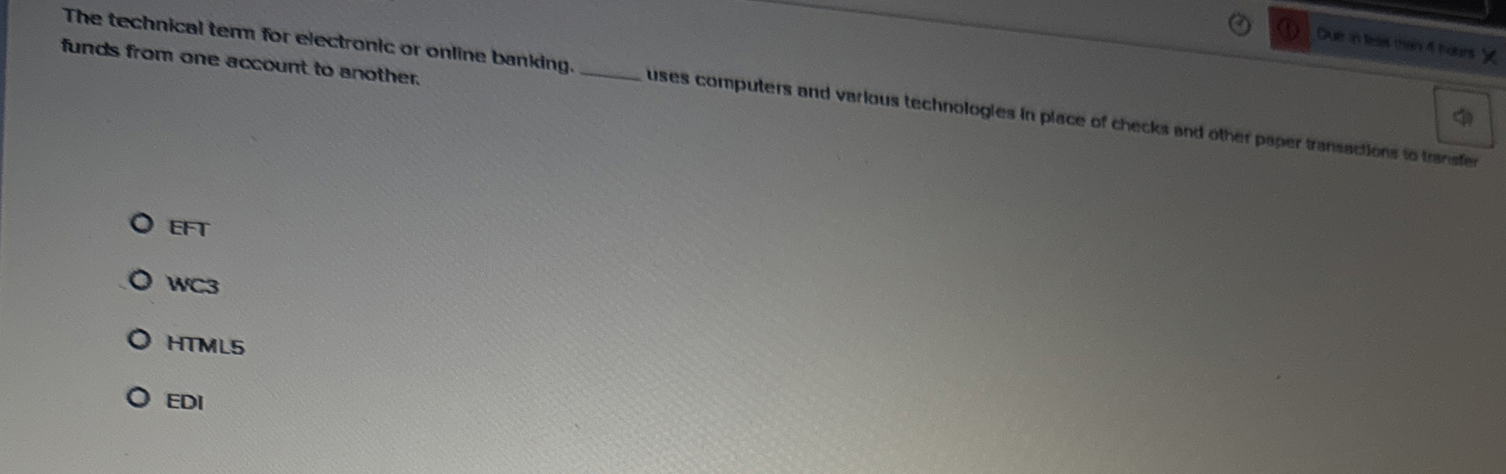 The technical term for electronic or online