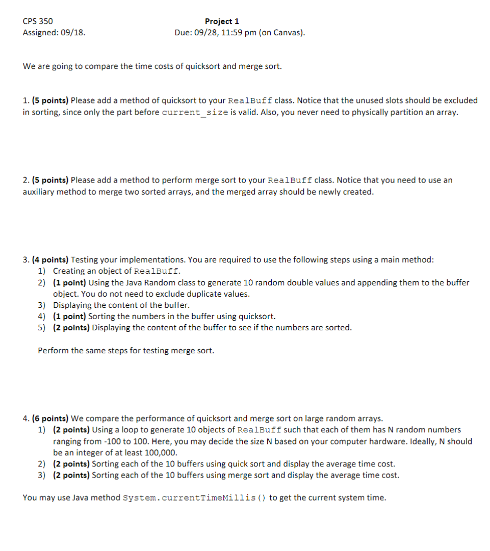 We are going to compare the time costs of