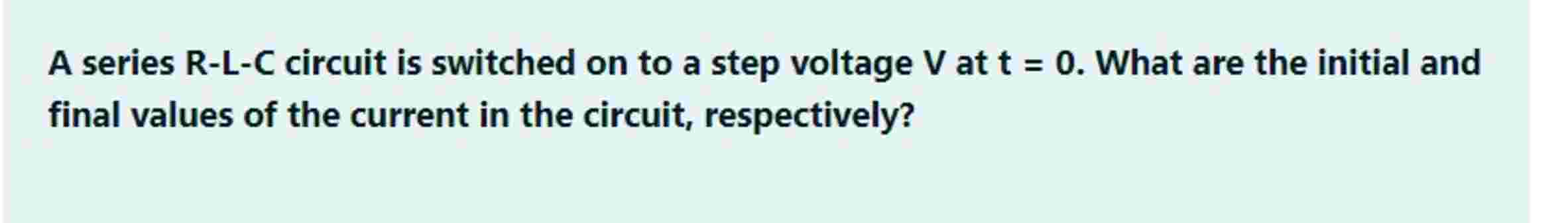 code class = "asciimath" > A series R - L - C