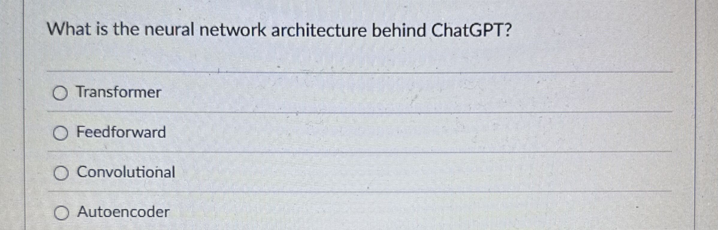What is the neural network architecture behind