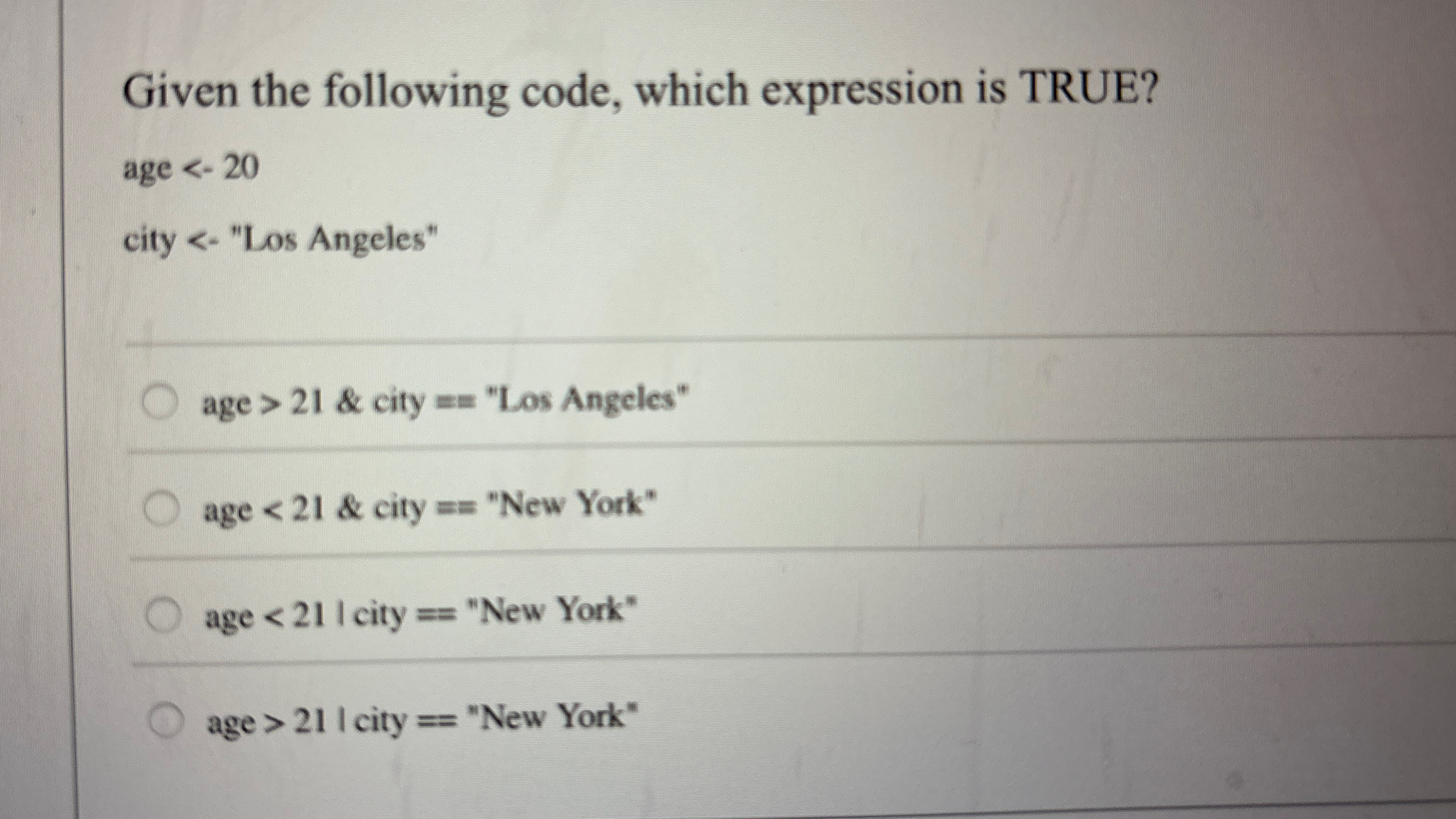 On Cherry Given the following code, which