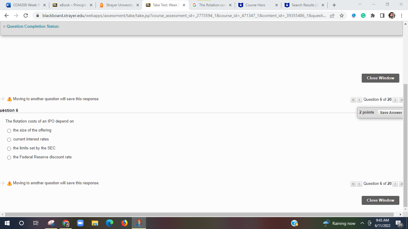 w COM200 Week 9 X Bb eBook - Principle x Strayer