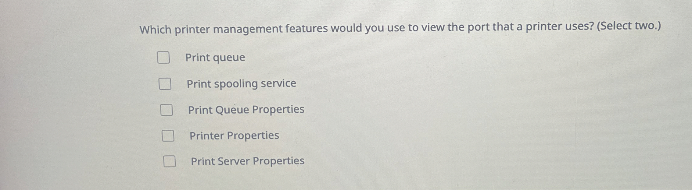 Which printer management features would you use