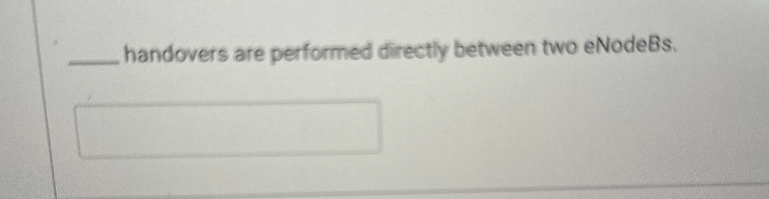 handovers are performed directly between two