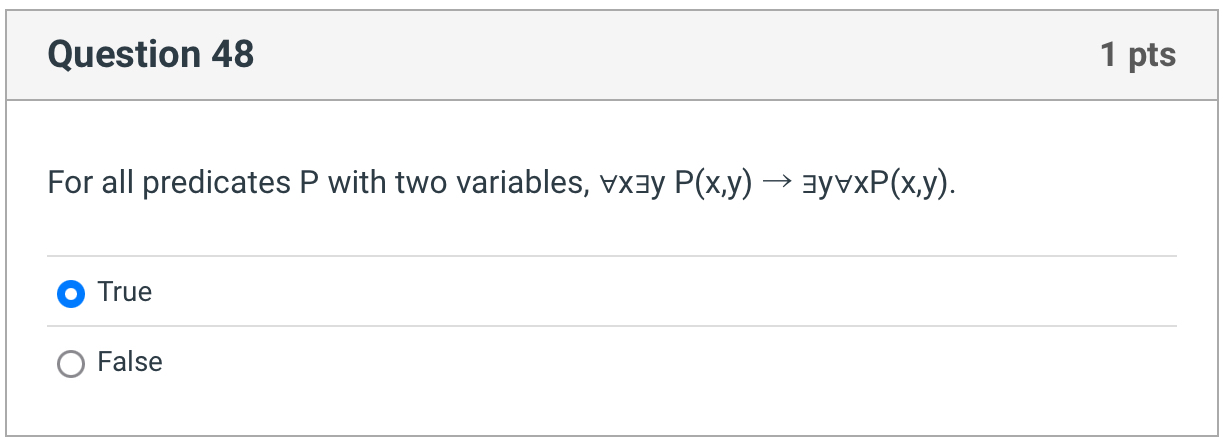 The domain restricted universal statement