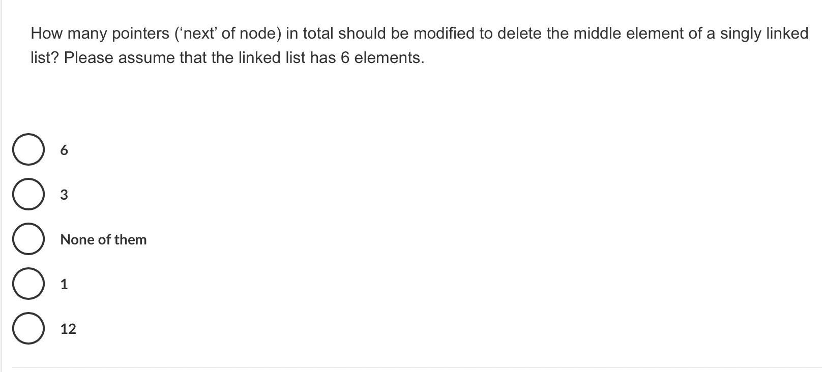 How many pointers ( ' next ' of node ) in total