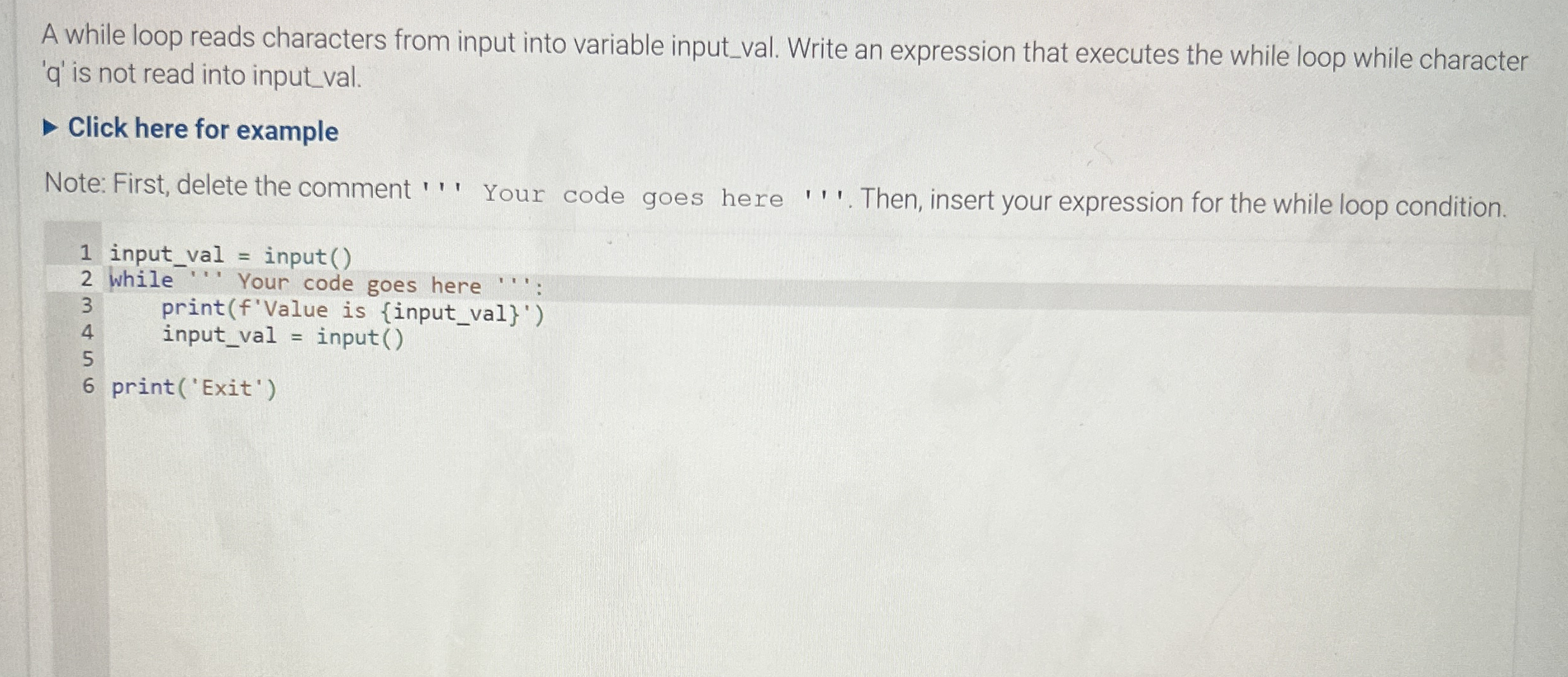 How to solve A while loop reads characters from