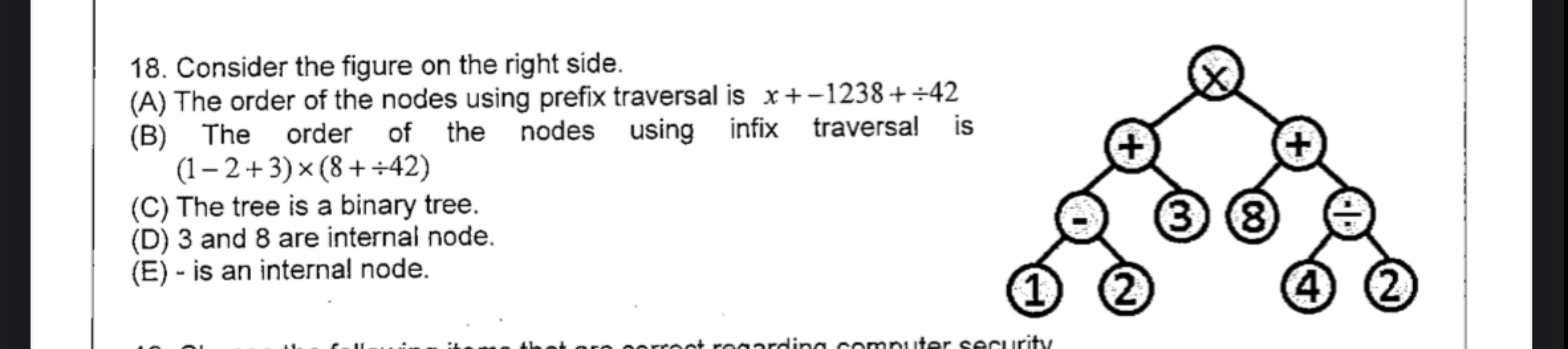 Consider the figure on the right side. ( A ) The