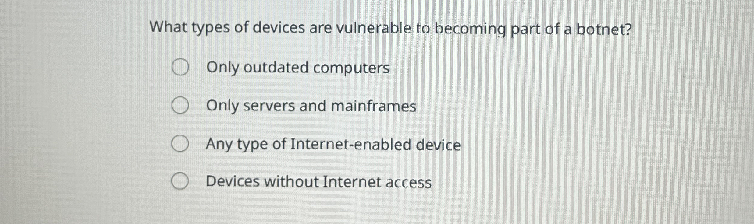 What types of devices are vulnerable to becoming