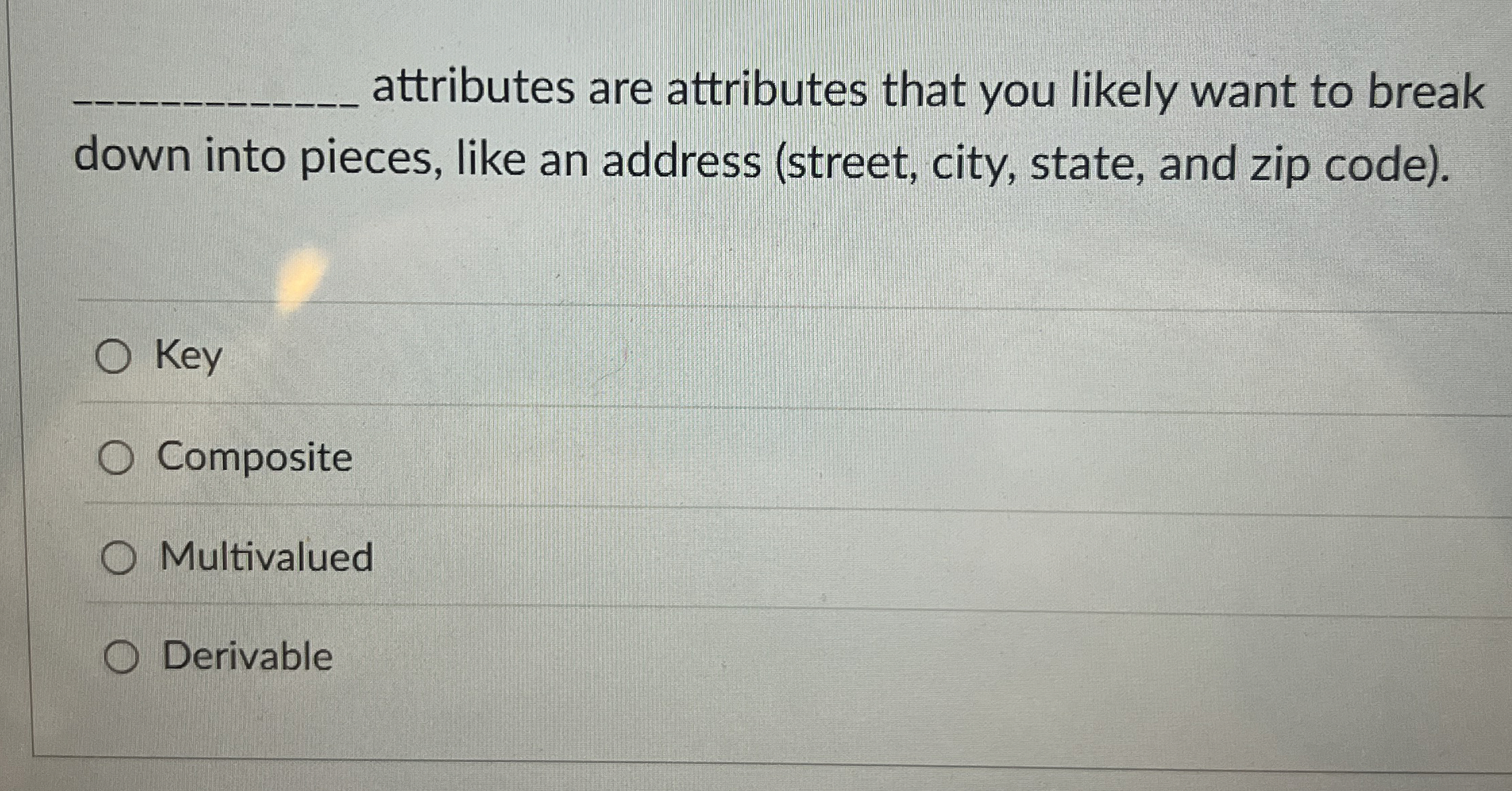 attributes are attributes that you likely want to