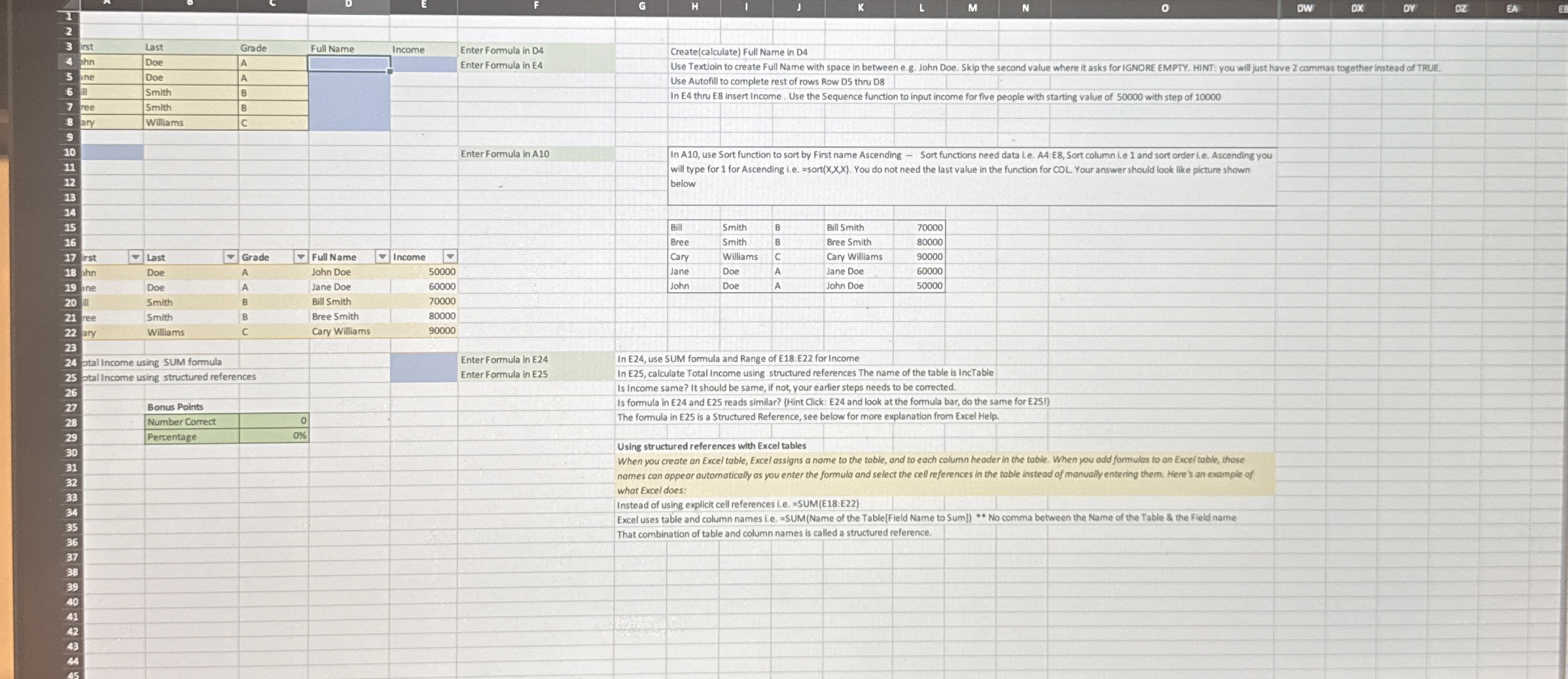 How can I figure out Computer science excele