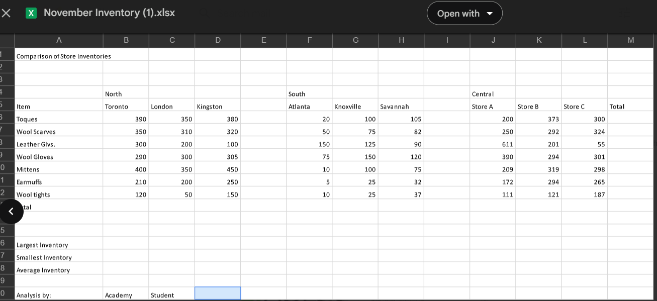 EXC 1 9 E 1 - Practical Component Instructions