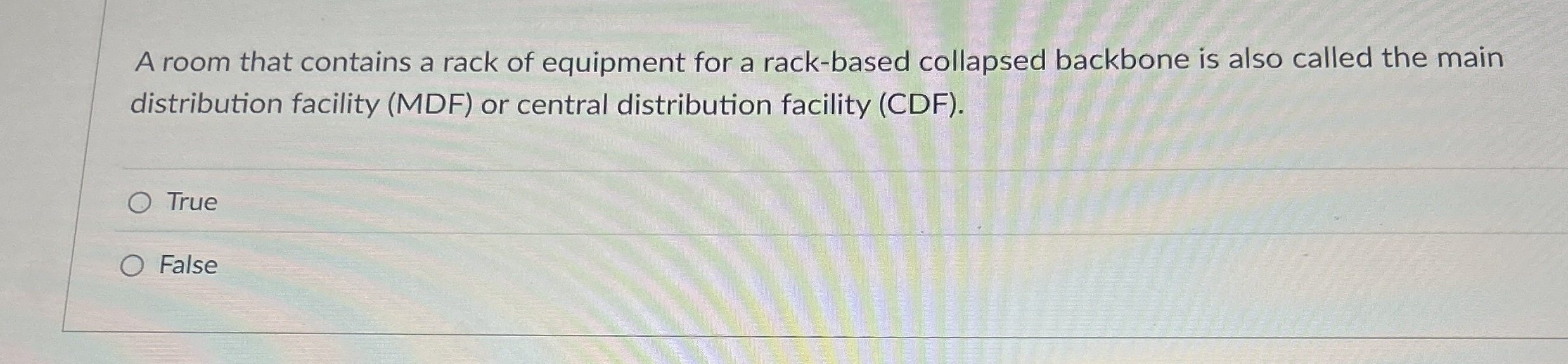 A room that contains a rack of equipment for a