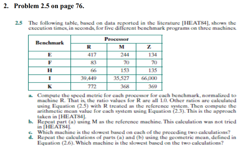 Problem 2 . 5 on page 7 6 . 2 . 5 The following