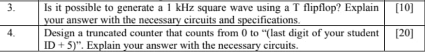 Solve these problems of Digital logic design