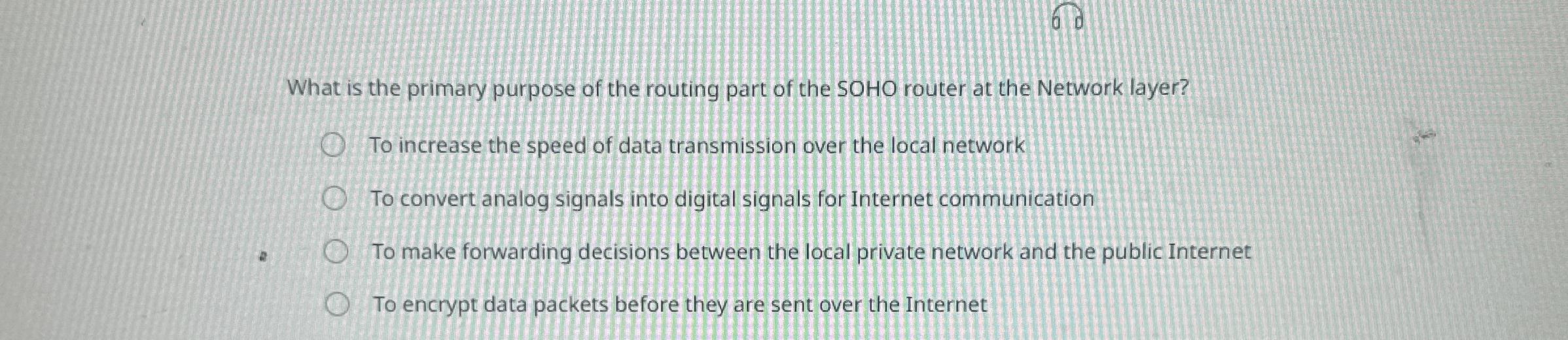 What is the primary purpose of the routing part