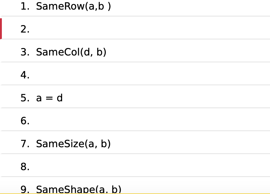 ( Equivalences in the blocks language ) In the